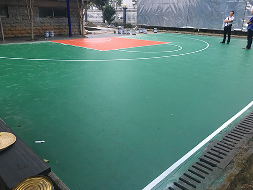 怀化市会同县检察院塑胶篮球场